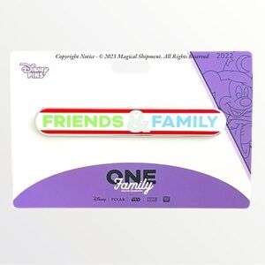 Disney Parks - One Family - 2022 Pin Celebration - "Friends & Family" Pin